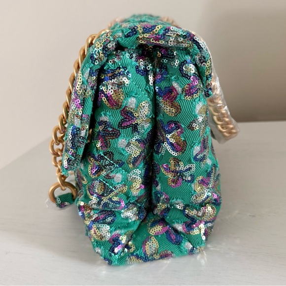 Kurt Geiger Large Kensington Convertible Sequin Shoulder Bag - Picture 5 of 15